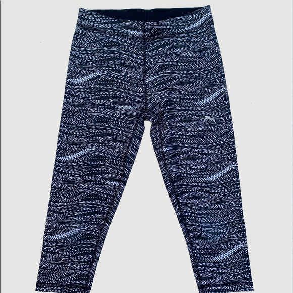 Puma Patterned Athletic Capri Leggings - Picture 2 of 6